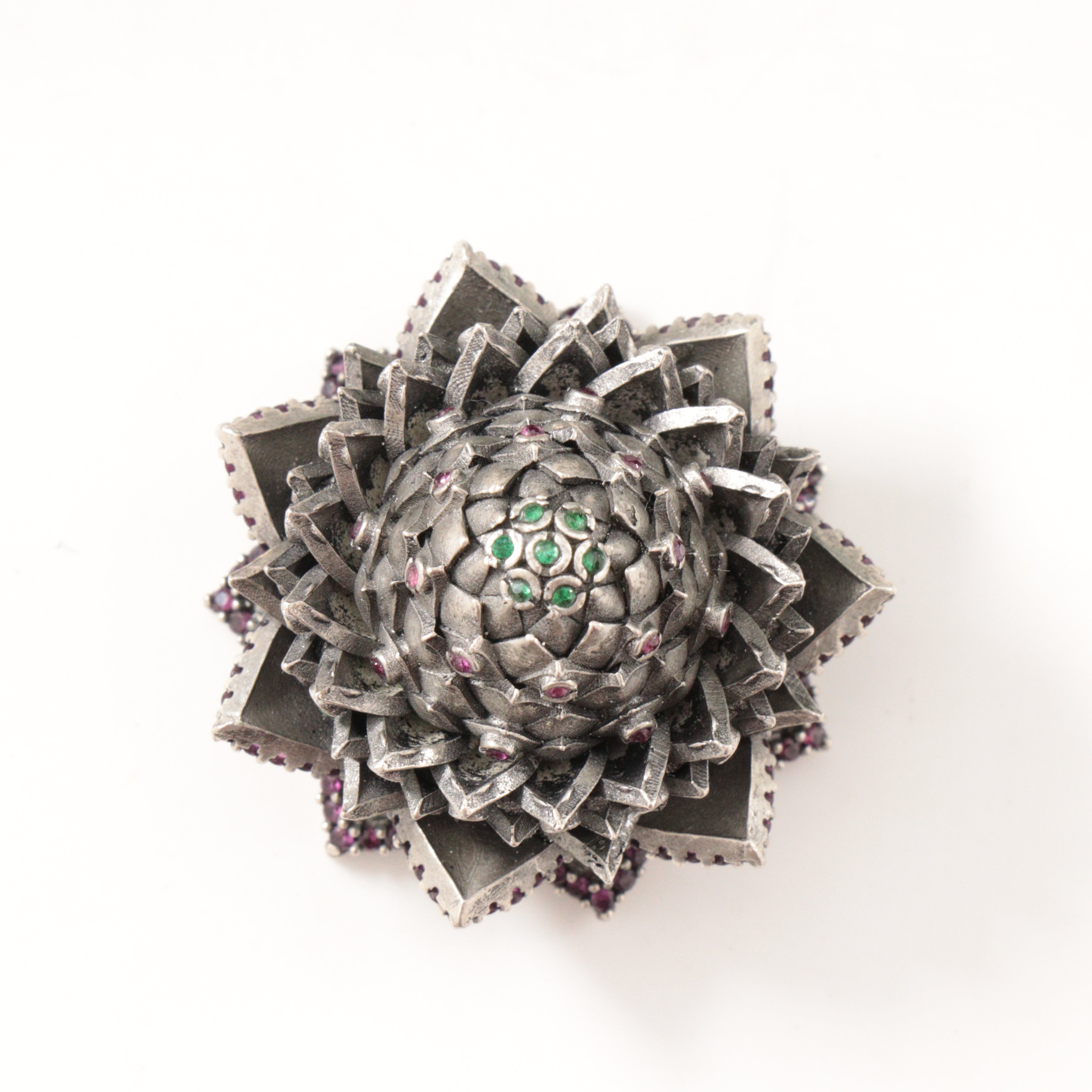 925 Silver 3D Lotus Articles Idols AI-1455