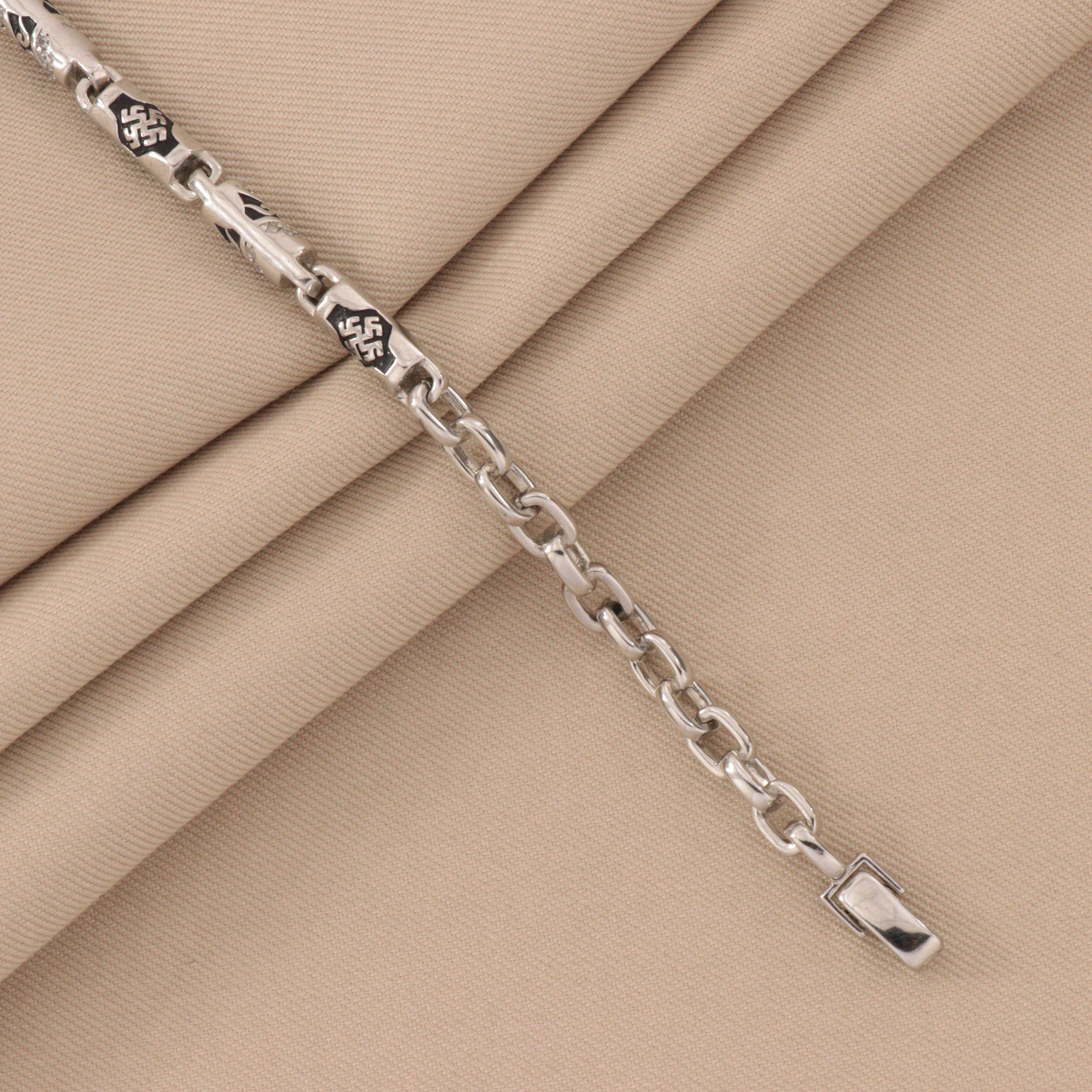 925 Silver Chitta Men Bracelet MB-303