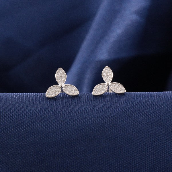 925 Silver Prabha Women Studs STD-341