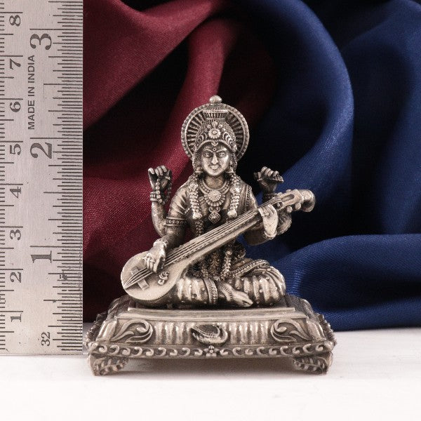 925 Silver 3D Saraswathi Articles Idols AI-1398