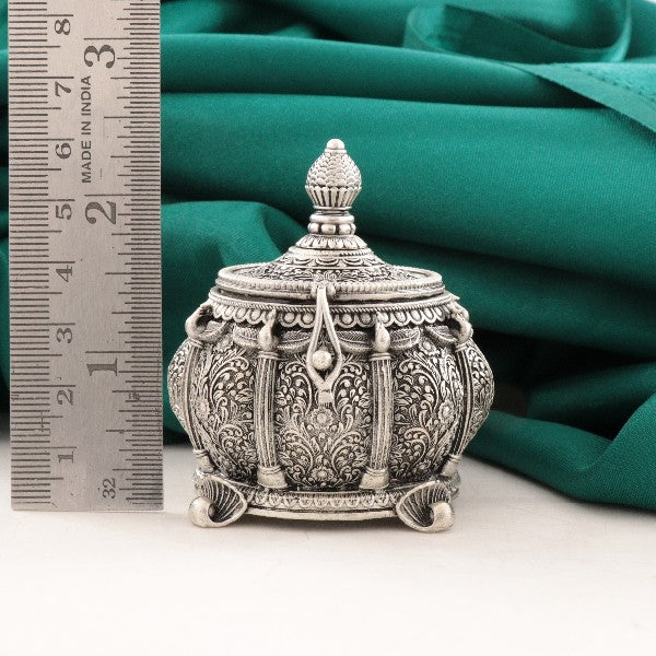 925 Silver 3D Kumkum Box Articles Idols AI-1477