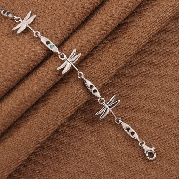 925 Silver Dragonfly Kids Bracelet KB-250