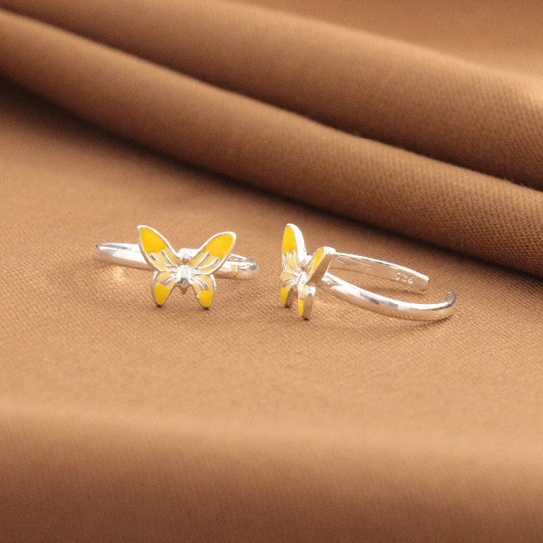 925 Silver Trinetra Women Toe-Rings TE-343