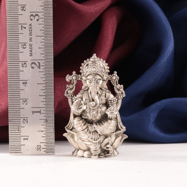 925 Silver 3D Ganesha Articles Idols AI-1395