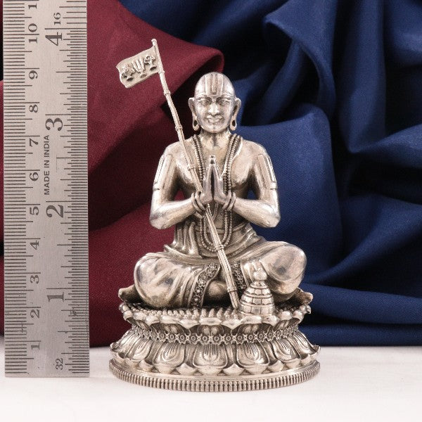 925 Silver 3D Ramanujar Articles Idols AI-1388