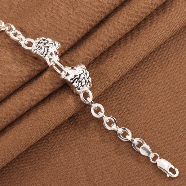 925 Silver Lion Kids Bracelet KB-240