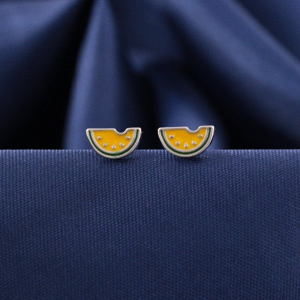 925 Silver Watermelon Kids Studs KS-285