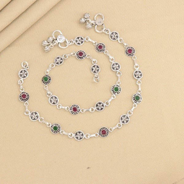 925 Silver Kunjana Women Anklets ANK-205