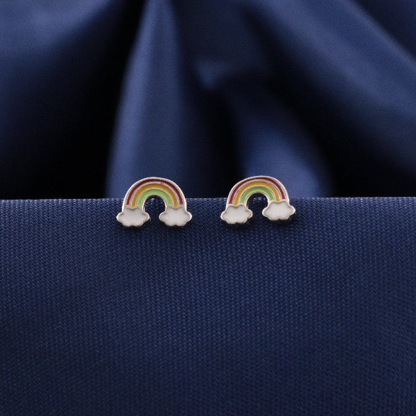 925 Silver Rainbow Kids Studs KS-283