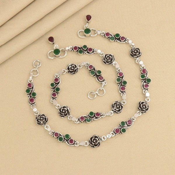 925 Silver Neelakshi Women Anklets ANK-197