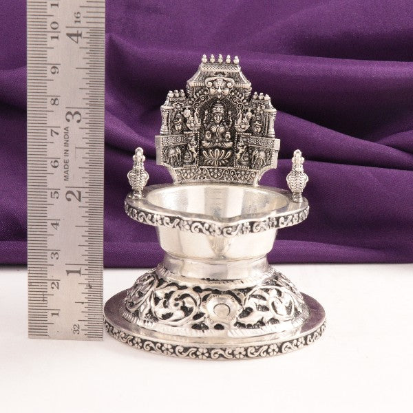 925 Silver 2D Mahalakshmi Articles Deepam AD-59