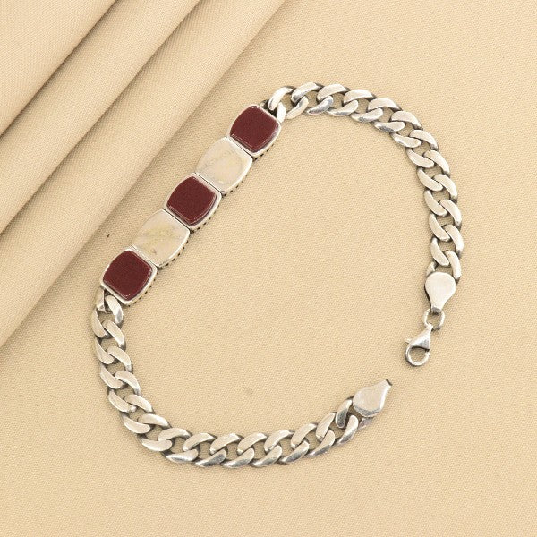 925 Silver Saroj Men Bracelet MB-268