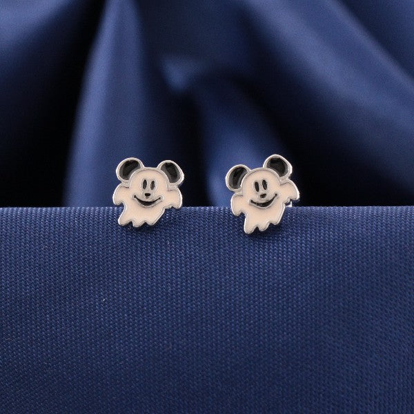 925 Silver Micky  Mouse Kids Studs KS-292