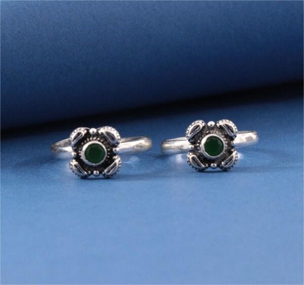 925 Silver Shyamal Women Toe-Rings TE-348