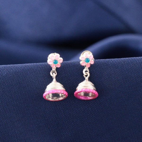 925 Silver Saguna Kids Jhumkas KJ-22