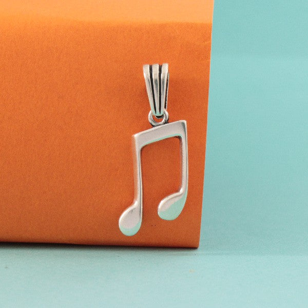 925 Silver Music Note Men Pendant MP-78