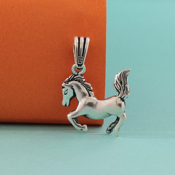 925 Silver Horse Men Pendant MP-82