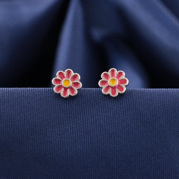 925 Silver Flower Kids Studs KS-290