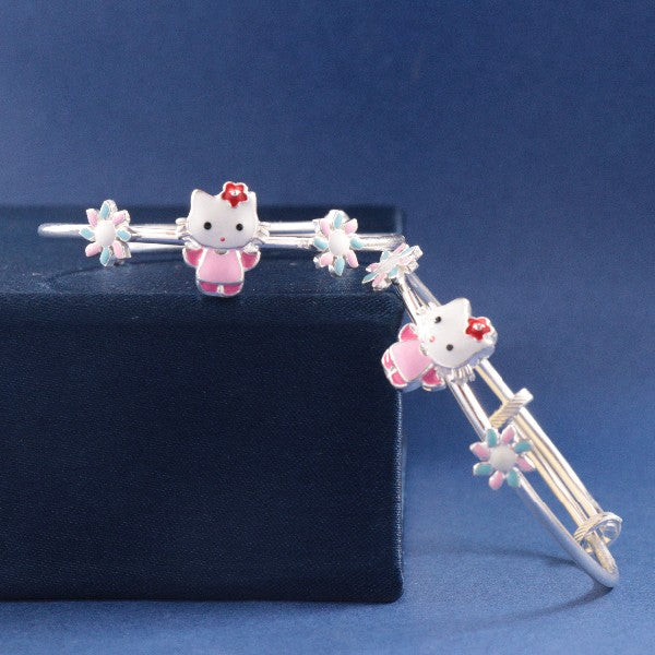 925 Silver Hello Kitty Kids Kada KKD-86