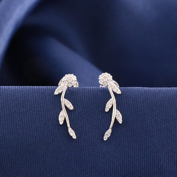 925 Silver Ratnamala Women Studs STD-351