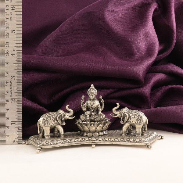 925 Silver 3D Gaja Lakshmi Articles Idols AI-1232