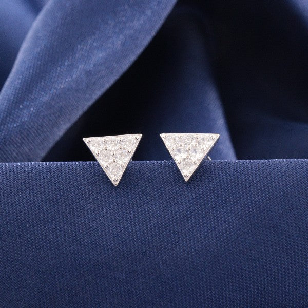 Elegant 925 Silver Teertha Women Studs STD-352 for Timeless Style