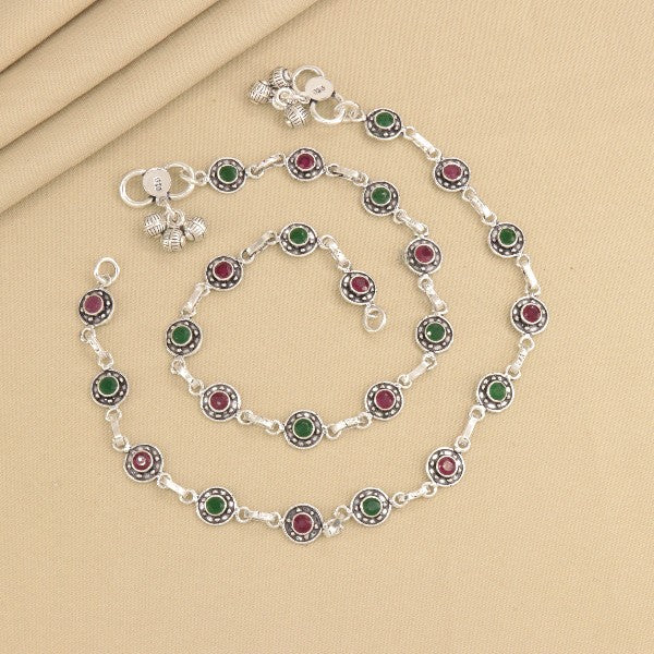 925 Silver Naveena Women Anklets ANK-204