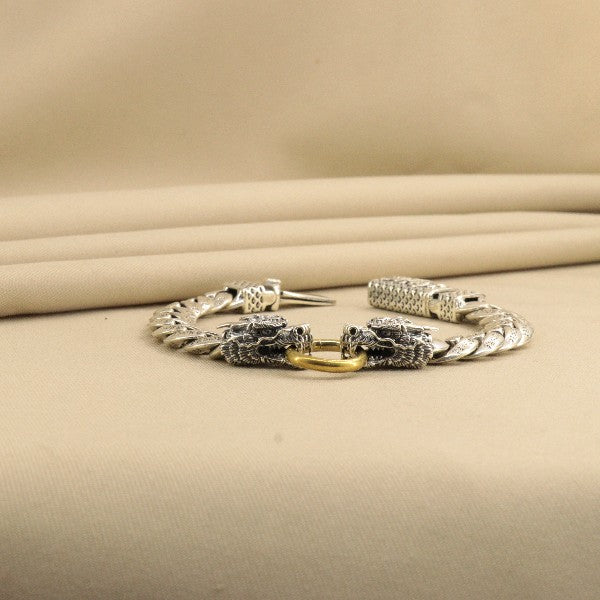 925 Silver Dragon Men Bracelet MB-272