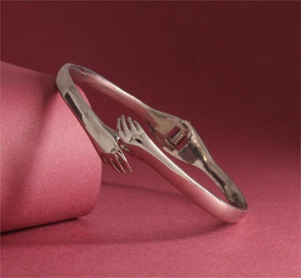 925 Silver Hug Women Kada WKD-214