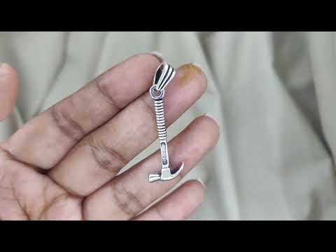 Elegant 925 Silver Hammer Men Pendant MP-92 for Distinct Style