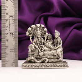925 Silver 3D Mahavishnu Lakshmi devi Articles Idols AI-674 - P S Jewellery