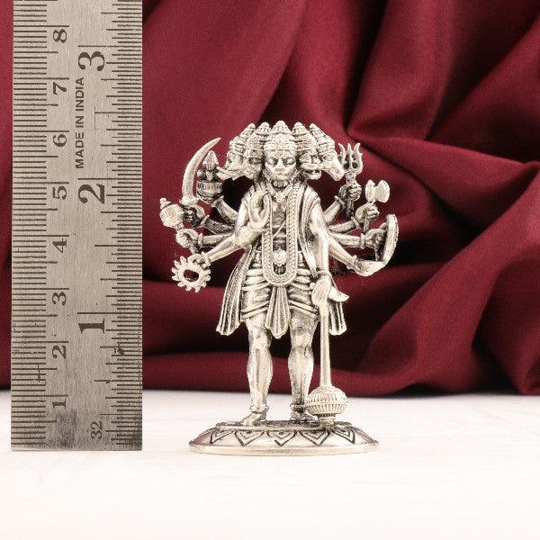925 Silver 3D Panch Mukhi Hanuman Articles Idols AI-1124 - P S Jewellery