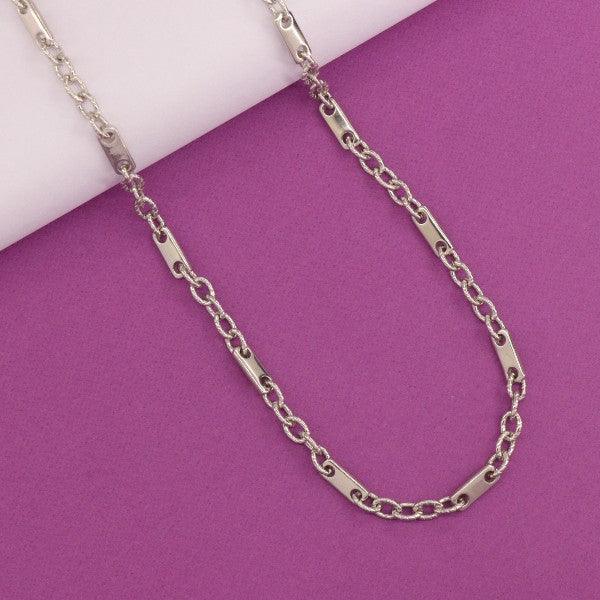 925 Silver Adripathi Men Chain MC-136, 17g, 51cm length, purity 925 on a purple background.