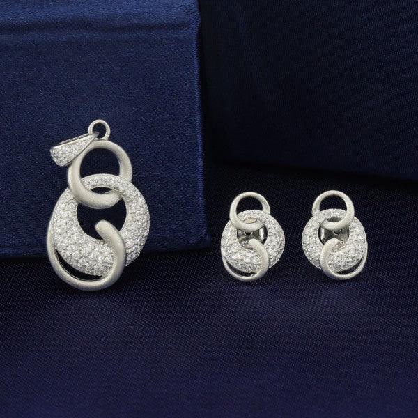 925 Silver Kanti Women Pendant-sets PS-144 - P S Jewellery
