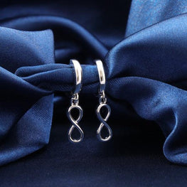 925 Silver Infinity Women Hoops HOO-7 - P S Jewellery
