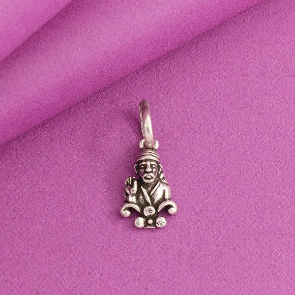 925 Silver Sai Baba God Pendant GP-154 - P S Jewellery