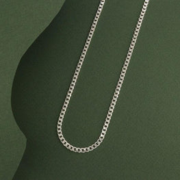 925 Silver Mandin Men Chain MC-148 - P S Jewellery