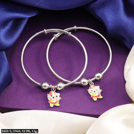 925 Silver Hello Kitty Kids Kada KKD-9 - P S Jewellery