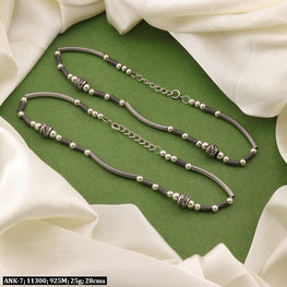 925 Silver Kampana Women Anklets ANK-7 - P S Jewellery