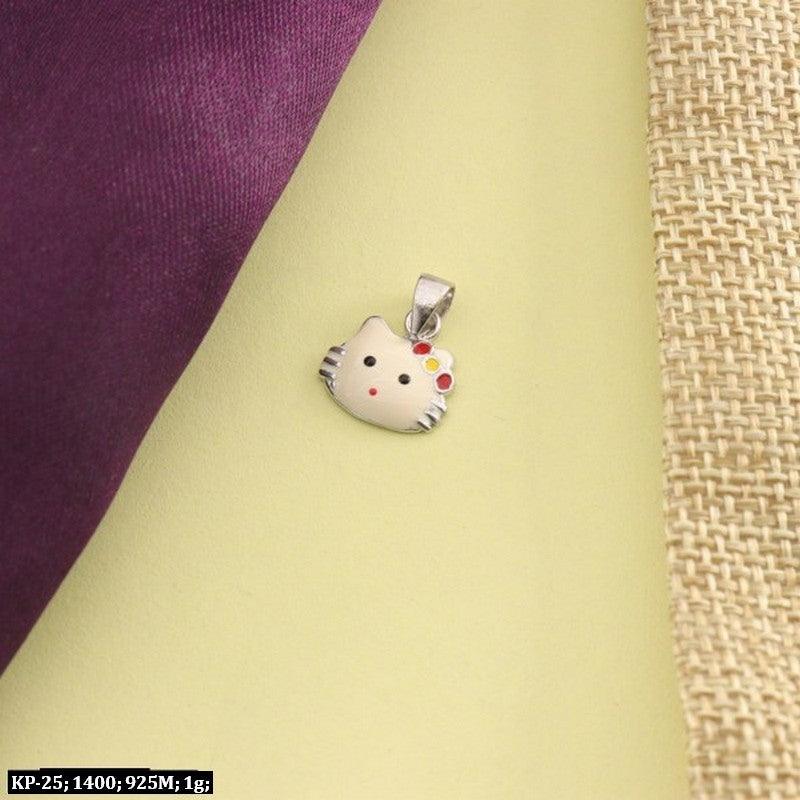 925 Silver Hello Kitty Kids Pendant KP-25 - P S Jewellery