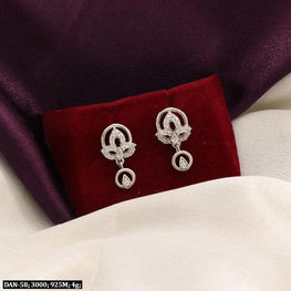 925 Silver Shobhna Women Danglers DAN-58 - P S Jewellery