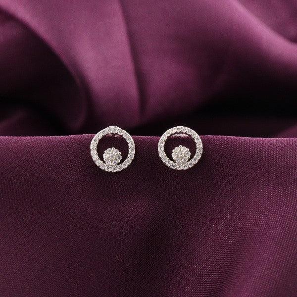 925 silver Kankana Kids Studs KS-166 on purple fabric, 2g weight, 925 purity