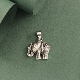 925 Silver Elephant God Pendant GP-160 - P S Jewellery