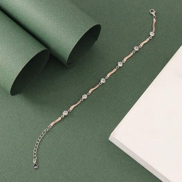 925 Silver Tamalika Women Bracelet LBR-298 - P S Jewellery