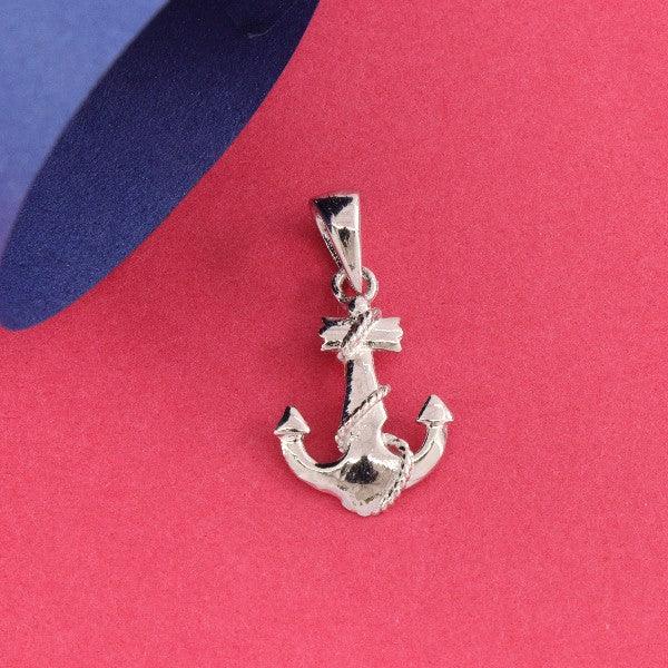 925 Silver Anchor Men Pendant MP-71 - P S Jewellery