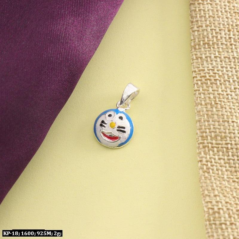 925 Silver Doraemon Kids Pendant KP-18 - P S Jewellery