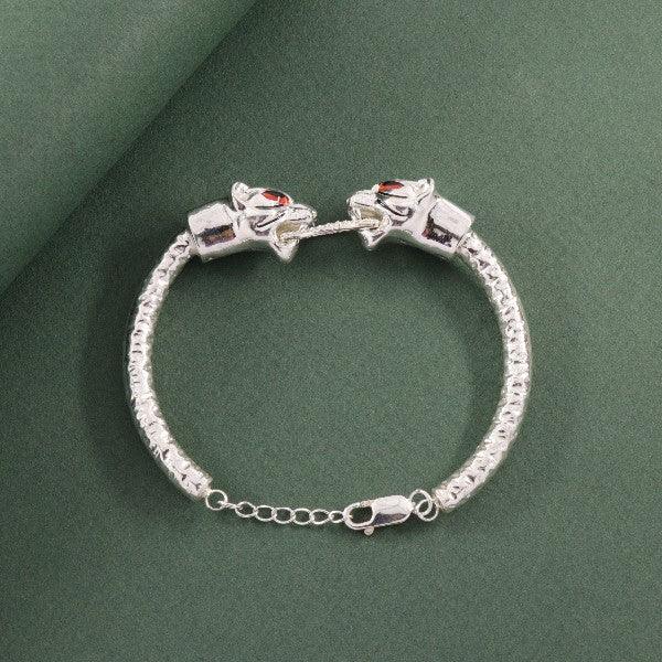 925 Silver Tiger Kids Bracelet KB-179 - P S Jewellery