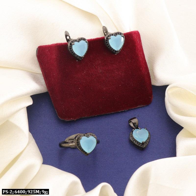 925 Silver Swetha Women Pendant sets PS-2 - P S Jewellery