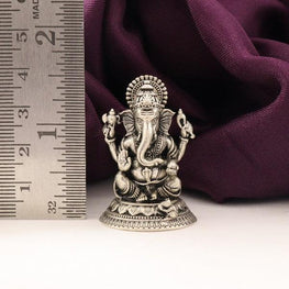 925 Silver 3D Ganesha Articles Idols AI-986 - P S Jewellery