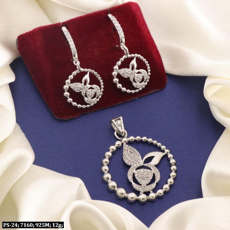925 Silver Savita Women Pendant sets PS-24 - P S Jewellery